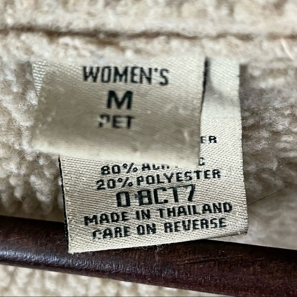 L.L.BEAN Vintage Penny Lane Sherpa Fleece Jacket - Picture 11 of 12